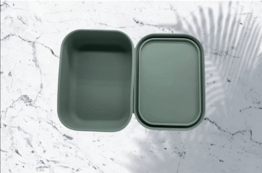 Silicone Lunch Box Light Green