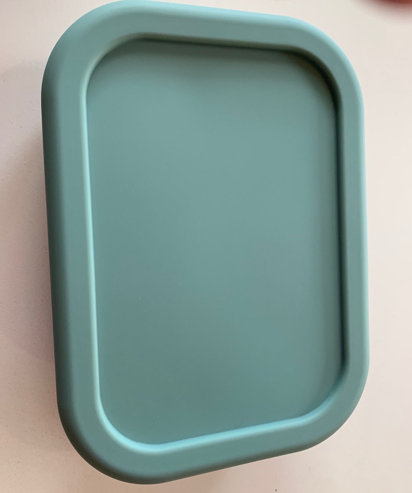 Silicone Bento Style Box Green